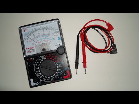 Handling analogue measuring instruments explained in an understandable way