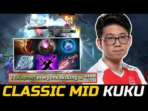 KUKU CLASSIC MIDLANE GODLIKE - 6 SLOTTED PUCK OUTPLAYS DOTA 2