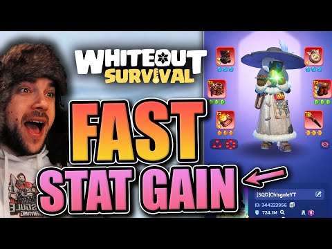 Best way to get stats FAST [prioritizing every method] Whiteout Survival