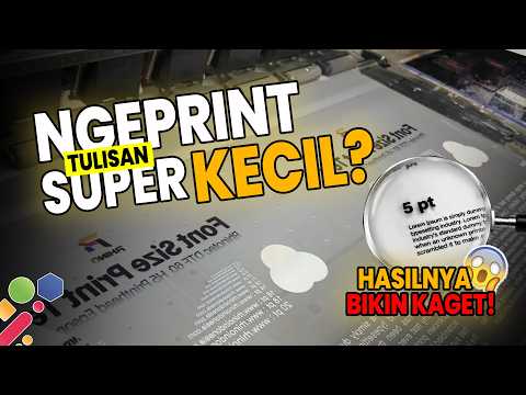TULISAN SEKECIL INI BISA DI PRINT DTF?? HASILNYA BIKIN KAGET!