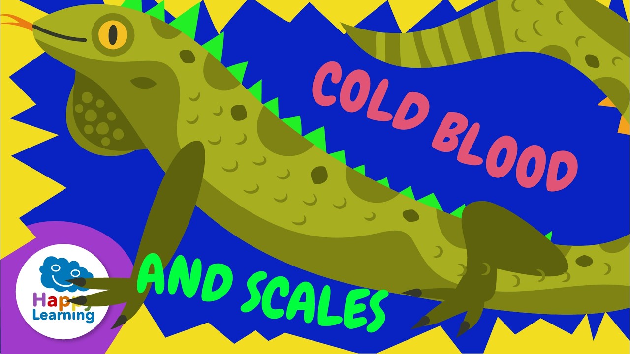 An AMAZING BODY! 🐍🐊 The Fascinating World of REPTILES! | Educational Videos @HappyLearningEN