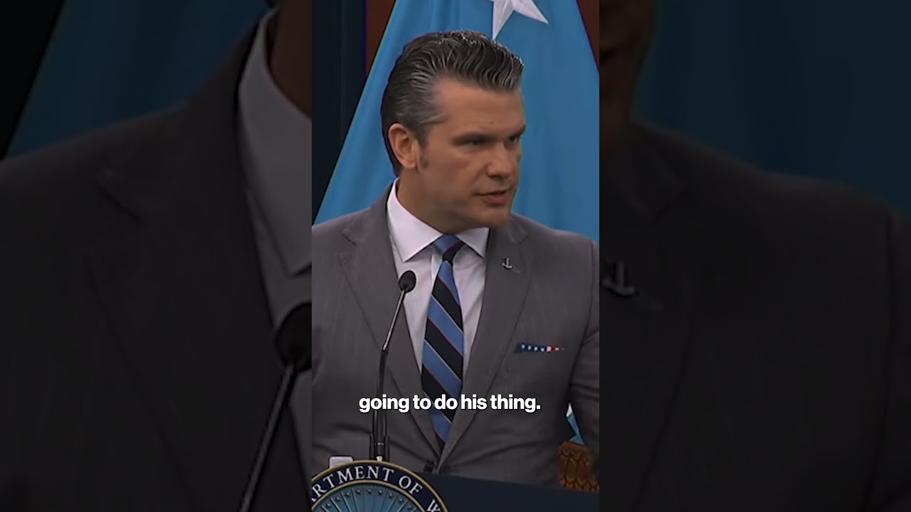 'Pope's Going To Do His Thing:' Hegseth Responds to Leo XIV Criticism #shorts