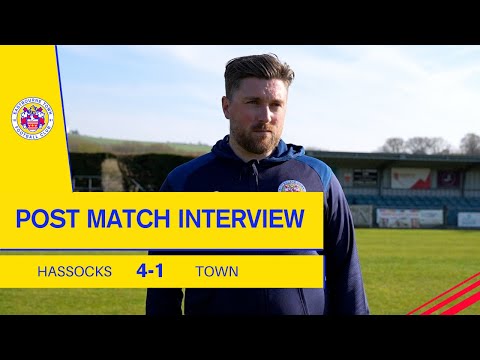 Hassocks 4-1 Eastbourne Town - Post Match Reaction - Interview With Ben Davis
