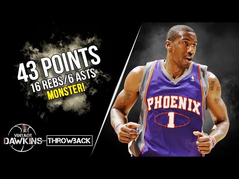 Amar'e Stoudemire Full Highlights 2007.02.25 Suns vs Hawks - 43 Pts, 16 Rebs, 6 Asts!