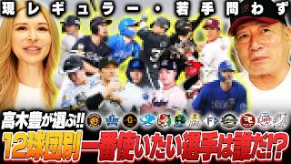 【監督目線】高木豊が本気で使ってみたい選手は誰？「この選手は絶対使いたい！」12球団別一番使ってみたい選手を発表！