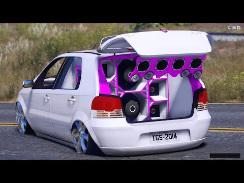 A TURMA DA BREGADEIRA - 4 É PAR// Palio Na Fixa Lotado de Som// GTA V