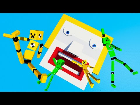 Crazy Ragdolls, Crowd Attack, Giants, Lasers • Fun with Ragdolls #68