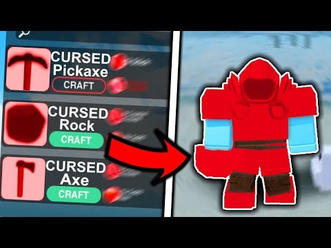Pvp With Cursed Items Cursed Rock Roblox Booga Booga - 