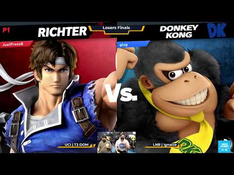 T3 DOM (Richter) vs Glug (Donkey Kong) - Smash Ultimate @ UCI #62 Grand Finals