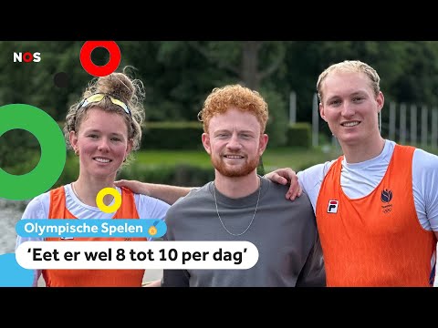 Roeiers Karolien en Finn over de Olympische Spelen, en bananen?