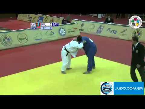 Judo Grand Prix Abu Dhabi 2011 1/2 Final -100kg NAIDAN (MGL)-DARWISH (EGY)