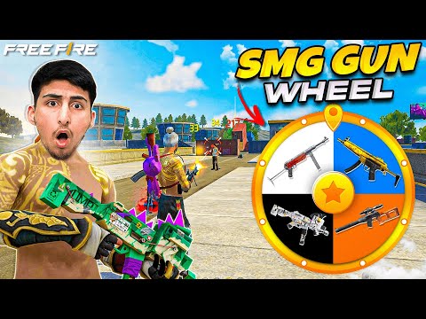 Smg only In Wheel Challenge🤣🤯Mp40 Ump And More- Free Fire India
