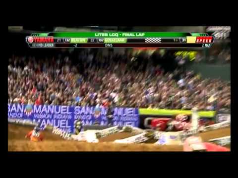 Moss Vs Sipes LCQ RD2 2012 AMA Supercross