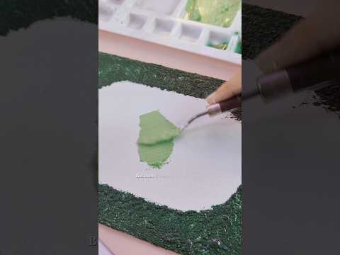 Trying 3d tulip textured art🌷🌿✨ |#shorts #diy #crafts #art #trending #handmade