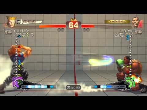 USFIV~ Guile (Blue Emblem) vs.  Balrog (onigirl0kai) HD