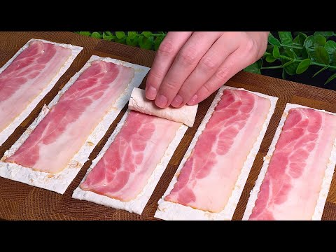 Finally the time has come! I now know the recipe for the perfect bacon snack in 10 minutes