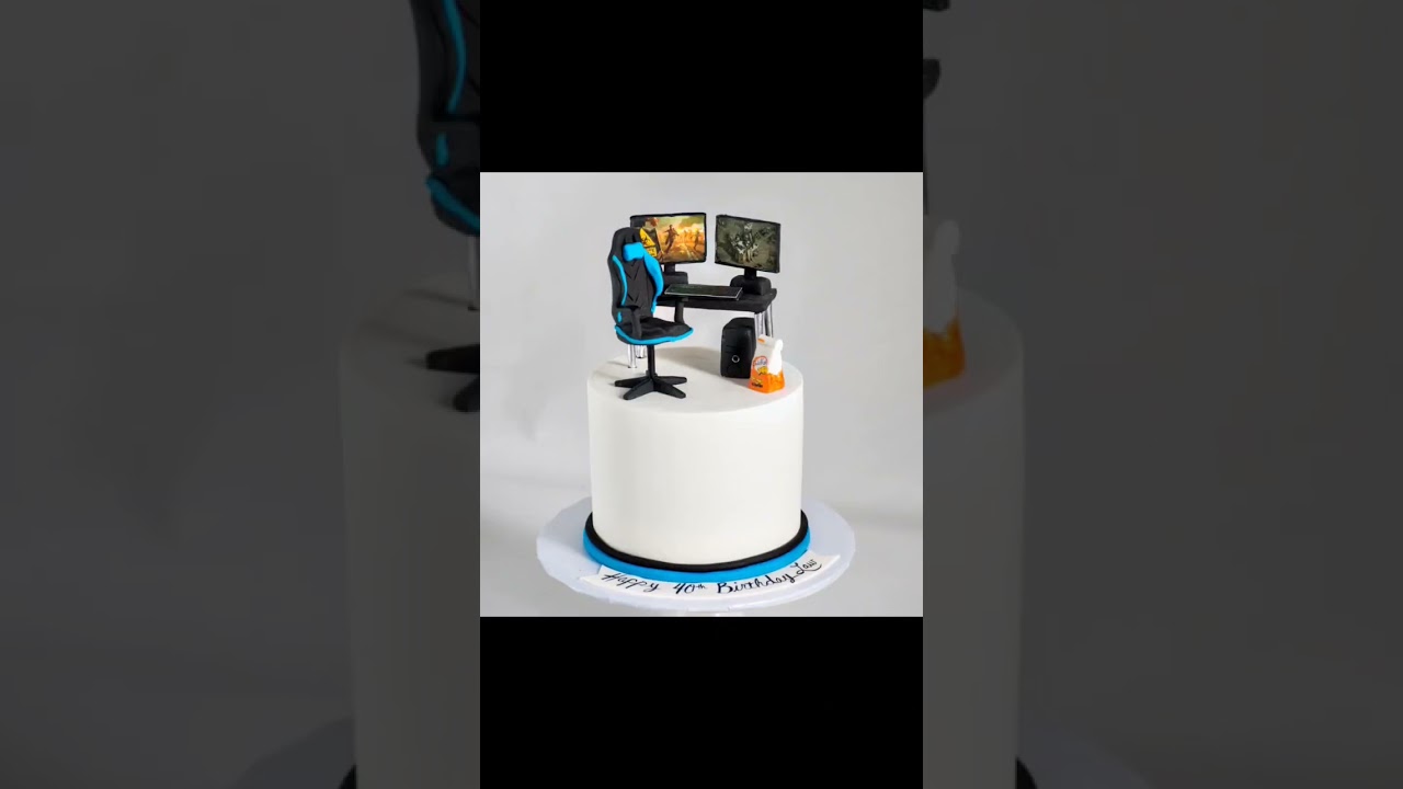 Gamer's lover gaming pc cake 😍😱 #shorts #short #ytshorts #trending #viral #pc #gaming #gamingpccake