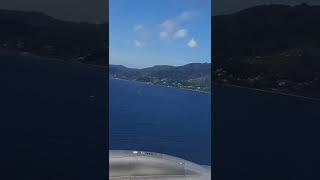 Landing in #Island - Air #seychelles