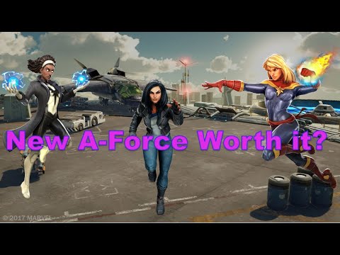 New A-Force Team Worth it? War Testing - Marvel Strike Force - MSF