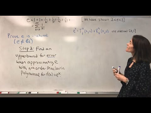 Proof that e is irrational!