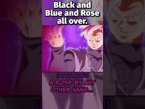 Black and Blue and Rose all over.