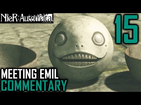 Nier Automata Walkthrough Part 15 - Meeting Emil & Entering Forest Kingdom