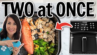 Air Fry TWO Different Foods At the SAME TIME - 8 Hacks to Make it Happen