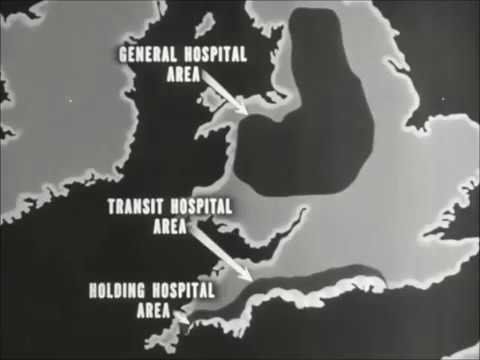 OPERATION OVERLORD: D-Day Casualties arrive at  Southampton 1944