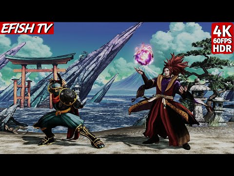 Hattori Hanzo vs Amakusa (Hardest AI) - Samurai Shodown