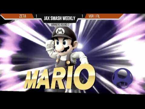 Jax Smash Weekly 4/21/16 - Zeta(ZSS) Vs. VGR | Fil(Mario) WR2