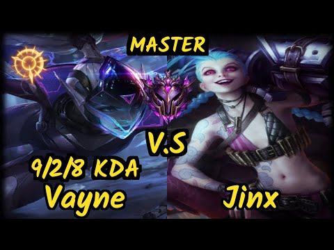 XL Innaxe (VAYNE) vs JINX - 9/2/8 KDA BOTTOM ADC GAMEPLAY - EUW Ranked MASTER