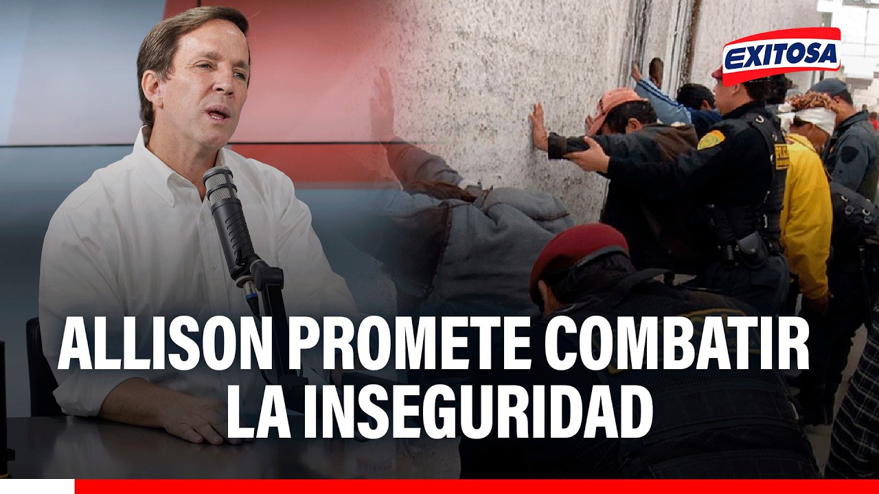 🔴🔵 Francis Allison propone liderar lucha contra la inseguridad y combatir el crimen organizado