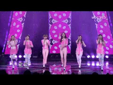 달샤벳 [있기 없기] @SBS Inkigayo 인기가요 20121216