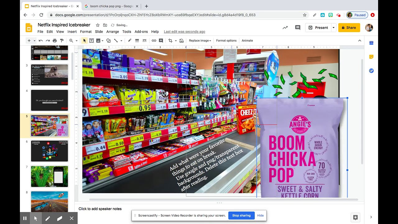 How to Add a Transparent Image to Google Slides