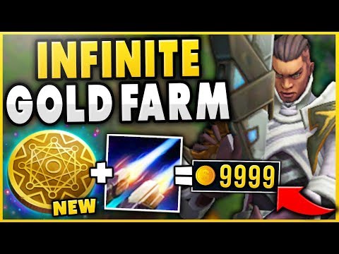HOW TO INFINITELY FARM EVERY CHAMPION TOP LANE! SEASON 9 KLEPTO LUCIAN GAMEPLAY! - League of Legends