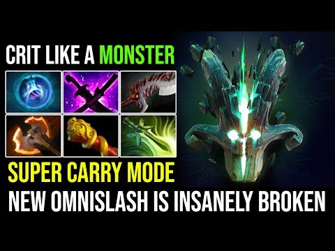 Super Carry [Juggernaut] New Omnislash is Insanely Broken 7.20c New Cancer Crazy Game 22Kills Dota 2