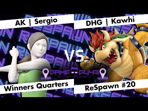 AK | Sergio (Wii Fit Trainer) vs DHG | Kawhi (Bowser) - WQF - ReSpawn #20