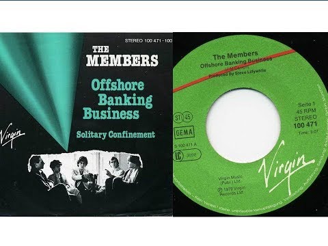 The Members - Offshore Banking Business (On Screen Lyrics)