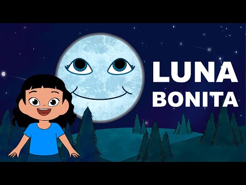 LUNA BONITA 🌛 Canción infantil fases de la luna 🌟  VASÁNKIDS - María Vasán
