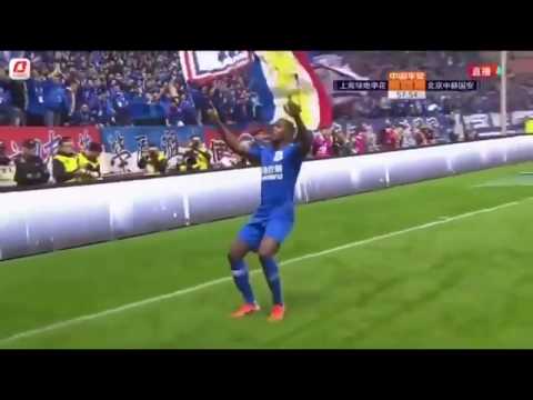 Odion Ighalo destroying defenders in Chinese super league