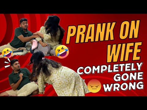 Prank on wife gone wrong | Completely gone wrong | Kannada vlog