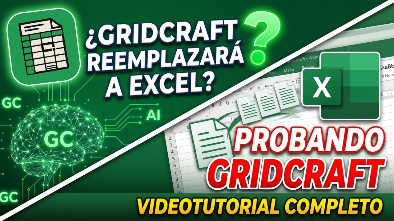Probando Excel con su clon GridCraft