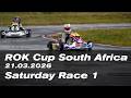 ROK Cup SA National Mini Rok Red Star Raceway Saturday Race 1 Egor Grishin 11