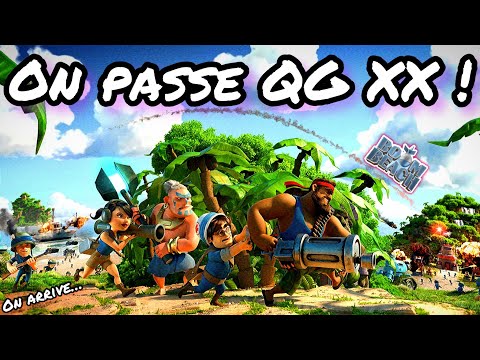 🥳ON PASSE QG 20 !!! (sur Boom Beach)