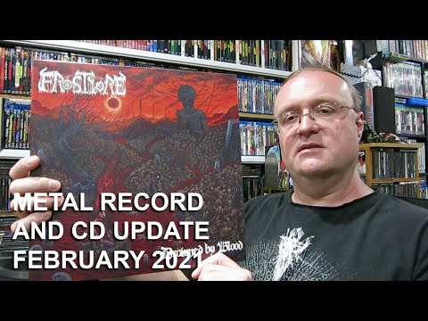 METAL VINYL Record + CD Collection Update - February 2021