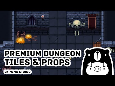 Unity3D | MiMU Studio | Premium Dungeon Tiles and Props