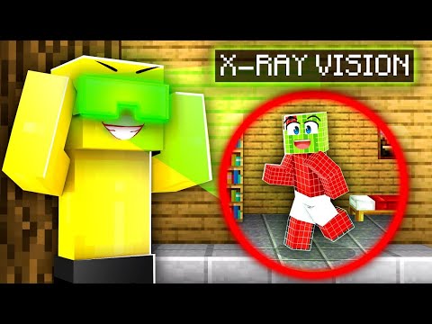 Using X-RAY VISION To Cheat In Minecraft!