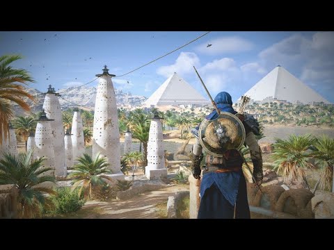 Walking in Assassin's Creed Origins (Ancient Egypt Tour)