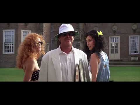 The Witches of Eastwick 1987 Jack Nicholson Cher Susan Sarandon Michelle Pfeiffer scene 1 4k