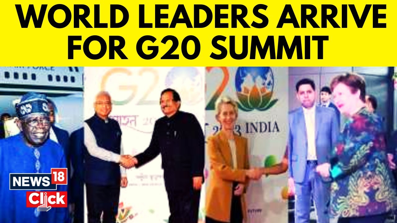 G20 Summit 2023 India | World Leaders Reach Delhi To Attend The g20 Summit | English News